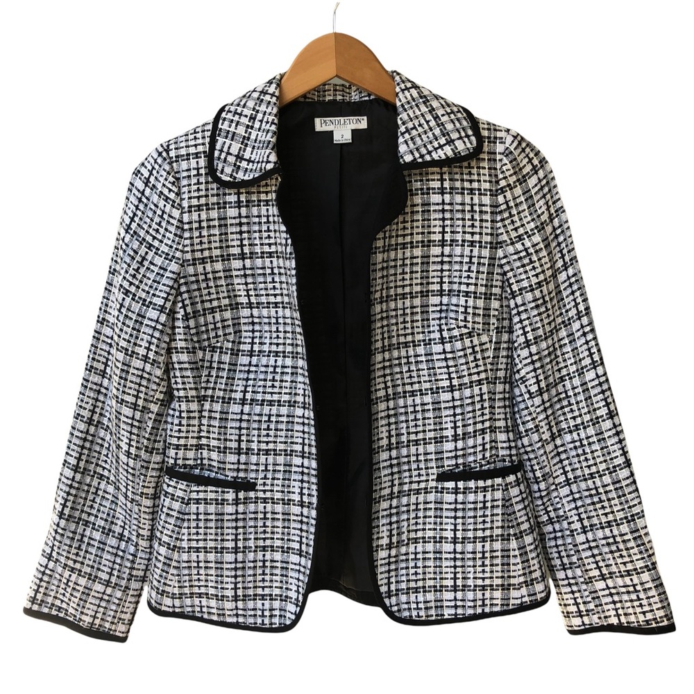 Pendleton Tweed Blazer Jacket - image 2